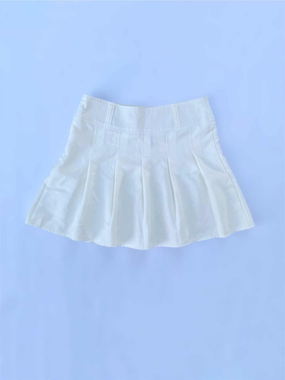 SHEIN White Pleated Mini High Waisted Tennis Skirt Womens Large